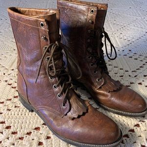 Justin Lace Up Boots
